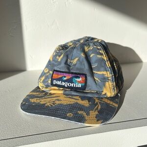 Patagonia Gray and Yellow Patterned Hat